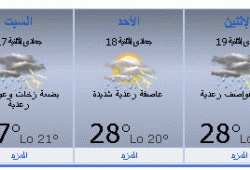 مدني عفيف يُحذّر المواطنين من التنزه في مجاري السيول ومكامن المياه خلال الأسبوع الجاري