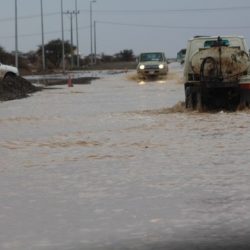 تغطية مصورة لأمطار القرى جنوب عفيف وجريان وادي ابو عشره واغلاق طريق المردمة عصر يوم الاثنين لعام 1343هـ